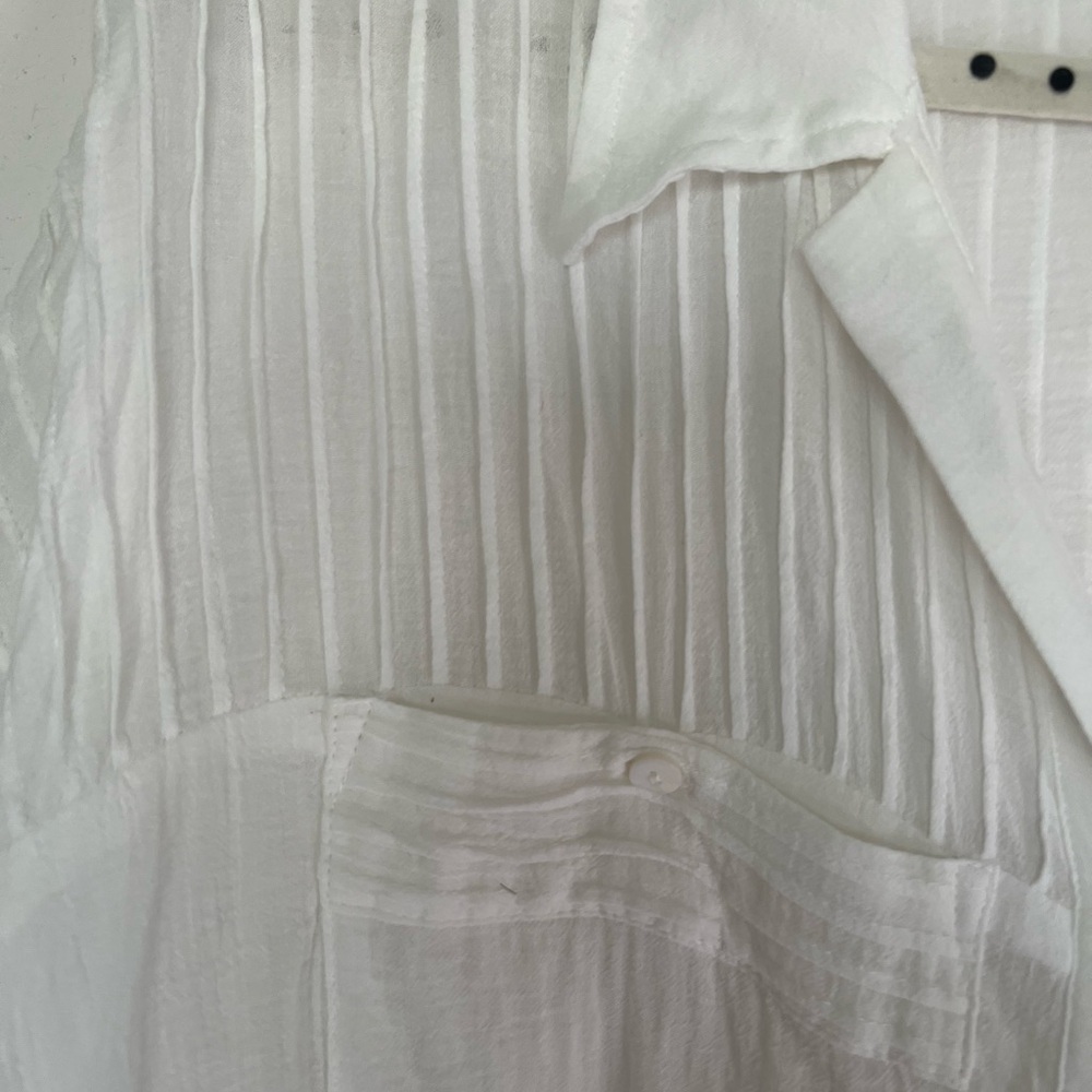 Spell and the Gypsy white bottom down shirt S - Picture 9 of 11